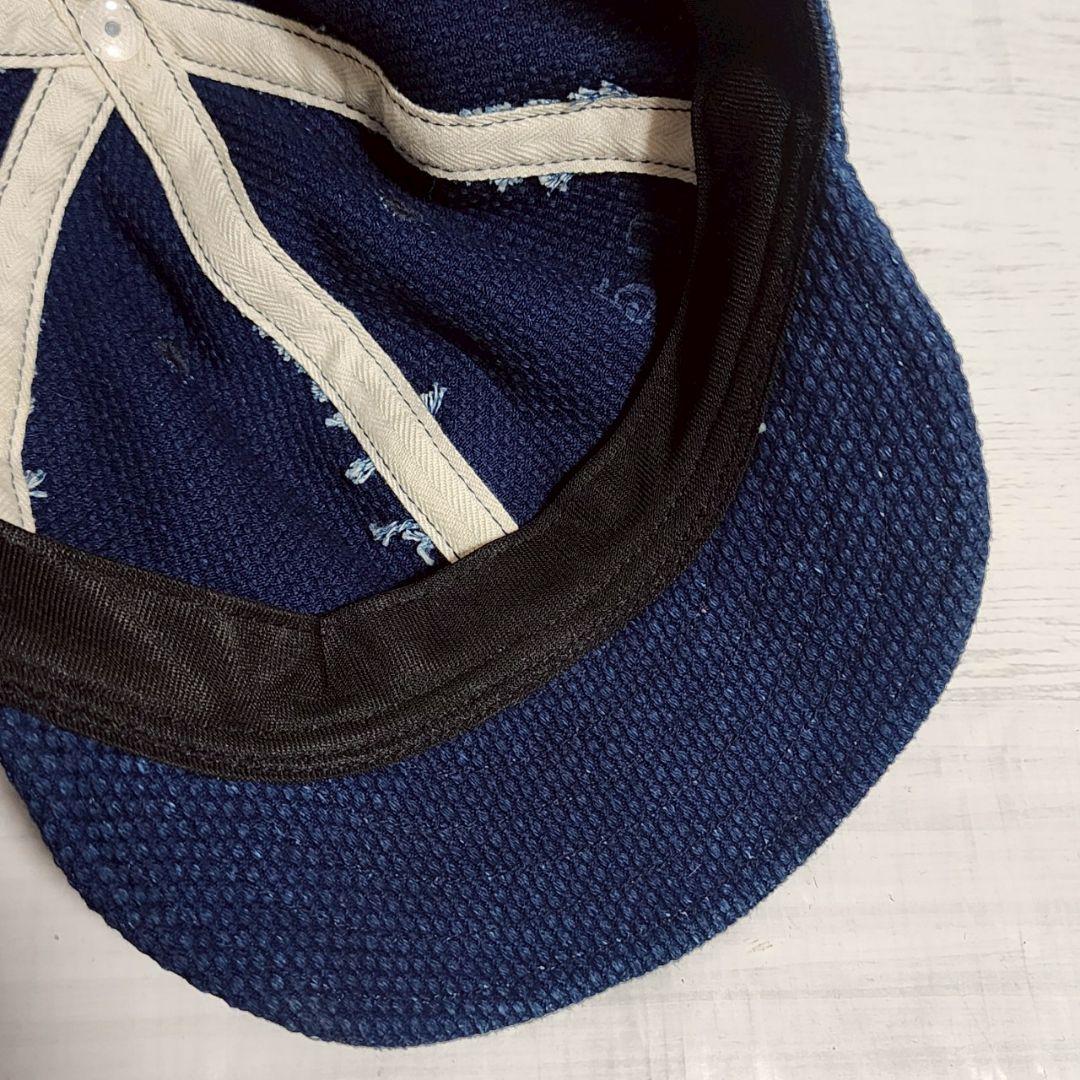 D＆H SASHIKO CAP 刺し子キャップ 帽子 インディゴ