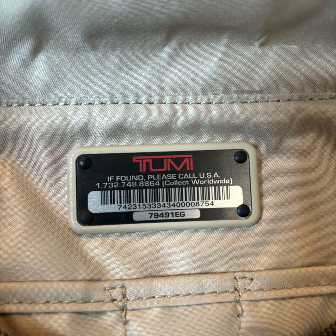 美品トゥミ SINCLAIR ハーロウ リュック TUMI グレー バックパック 画像5