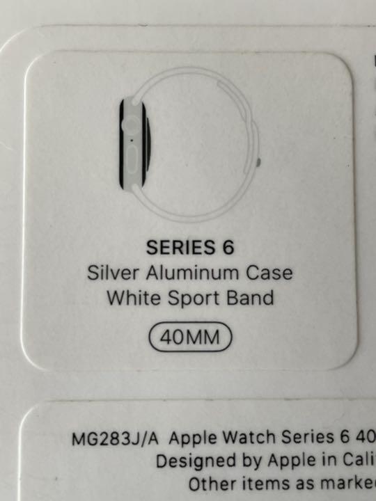 Apple Watch S6 40mm GPS アルミ シルバー uK7Ep-m30212838474 得価NEW