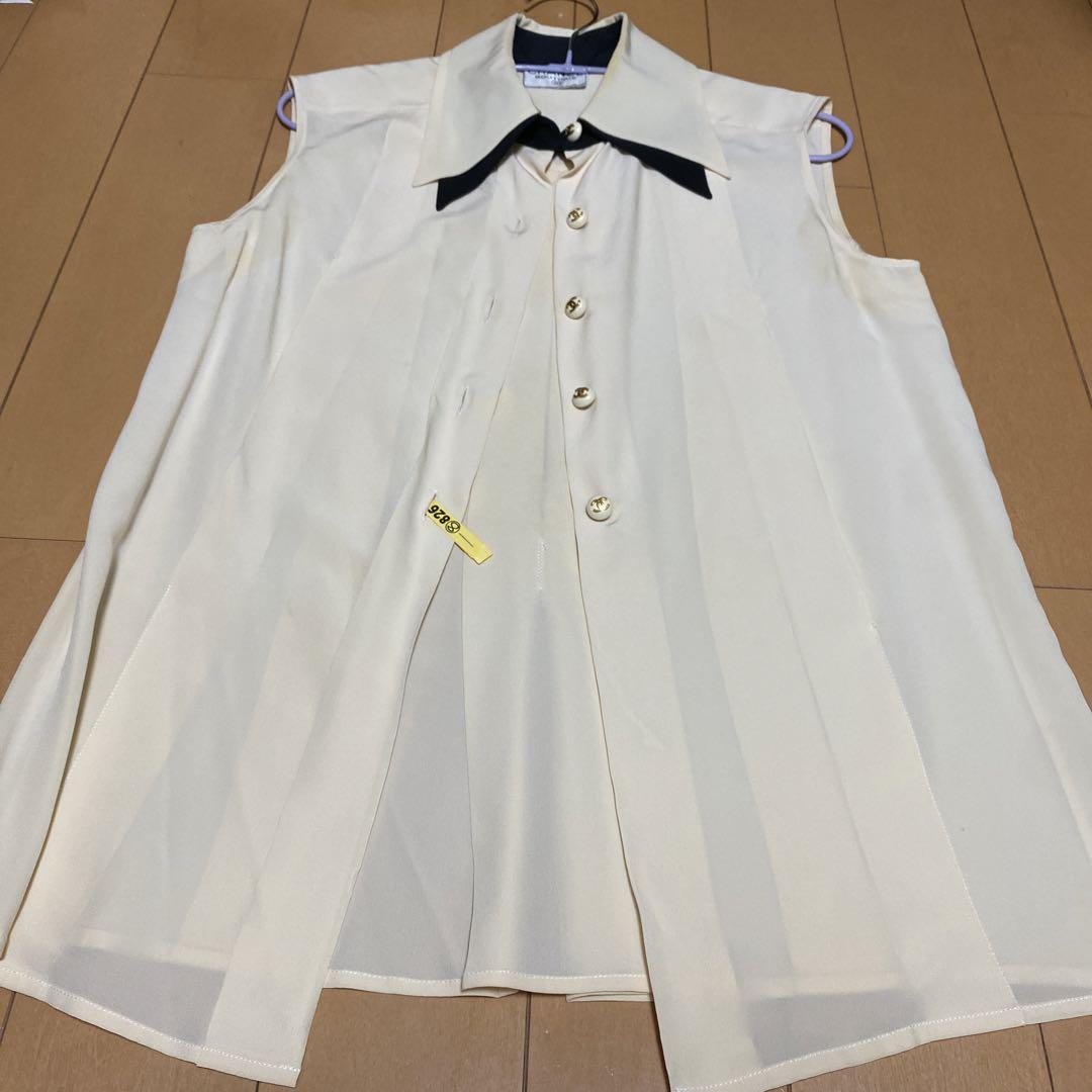 CHANEL シャネル オーバーブラウス 難あり 画像3