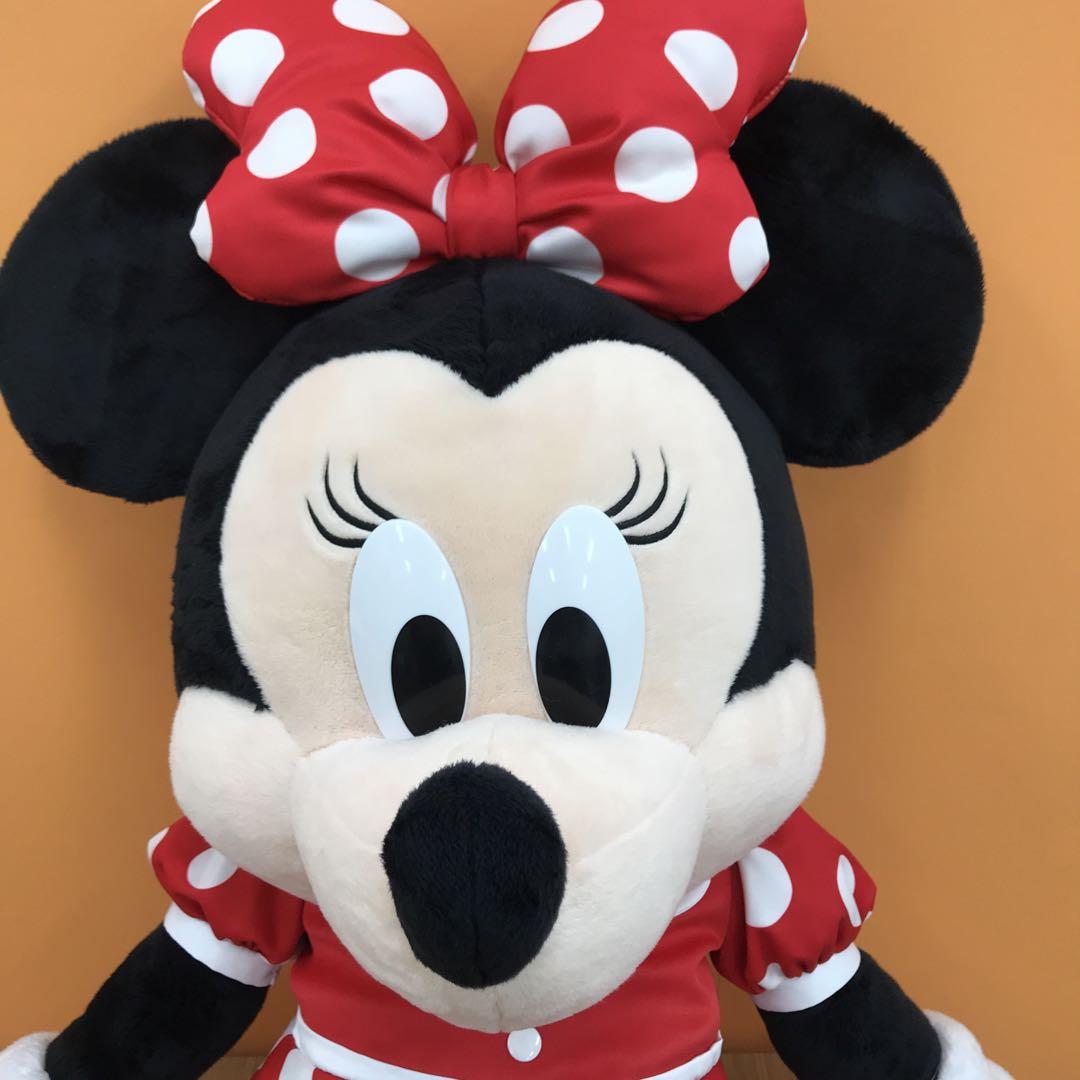 魅力的な タグ付き ディズニーリゾート ミニー 特大サイズ ぬいぐるみ ぬいぐるみ