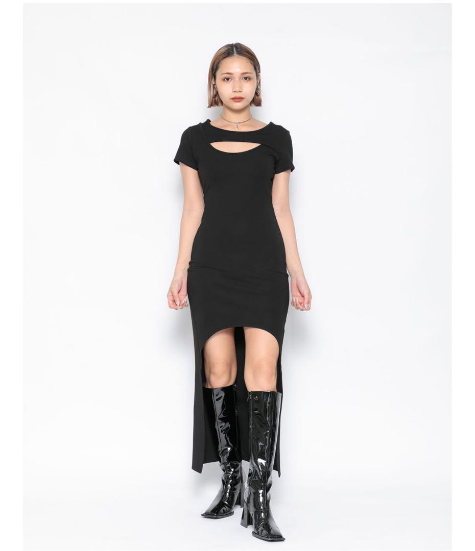 「大人気 新入荷 新品」に該当するファッション通販 MELT THE LADY ラウンドカットアウトワンピース ML31117 ワンピース