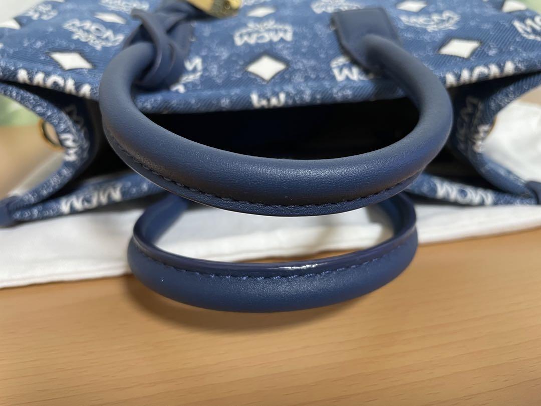MCM スモールトートバッグ ミュンヘン デニム アウトレット購入品