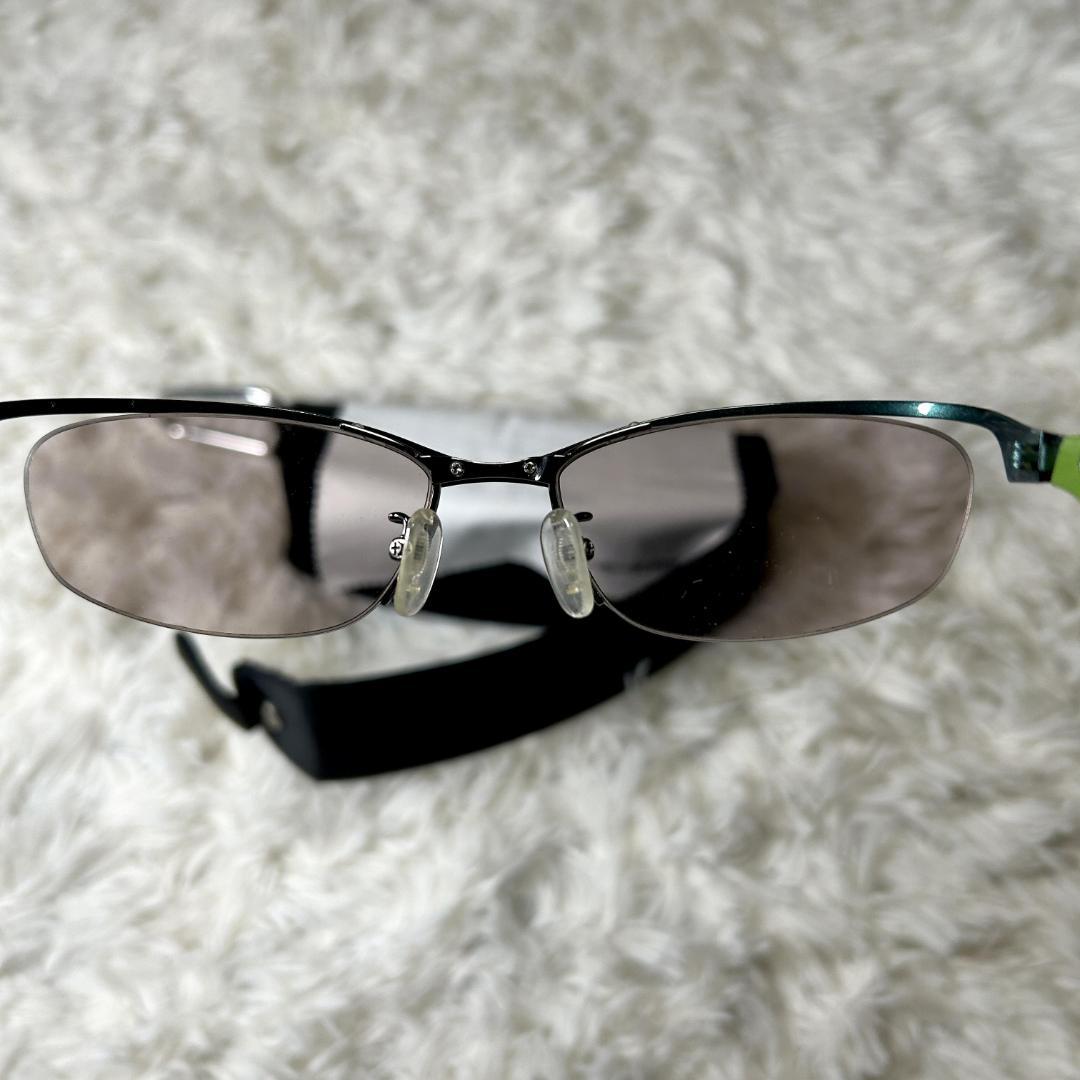 【美品】メガネスーパー H.Specs HS-1001 色付き 軽量 ゴルフ用