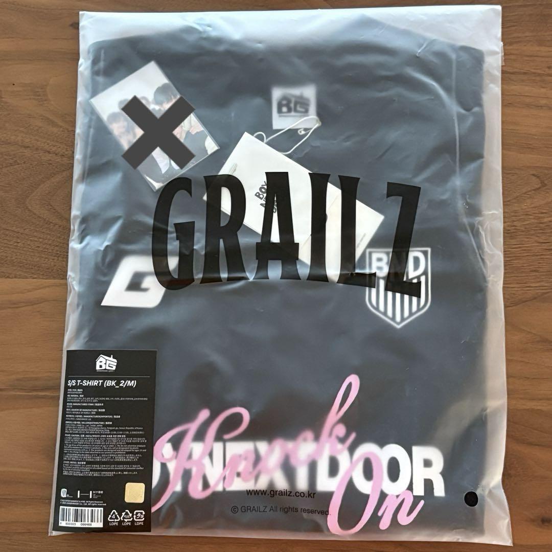 BOYNEXTDOOR ボネクド ソウルコン FINAL Tシャツ黒M BOYNEXTDOOR GRAILZ Tシャツ M Knock on Final - メルカリ