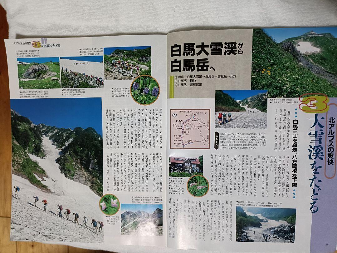 北アルプス登山 槍・穂高・白馬 岳人 87年~97の夏山 全11冊 東京