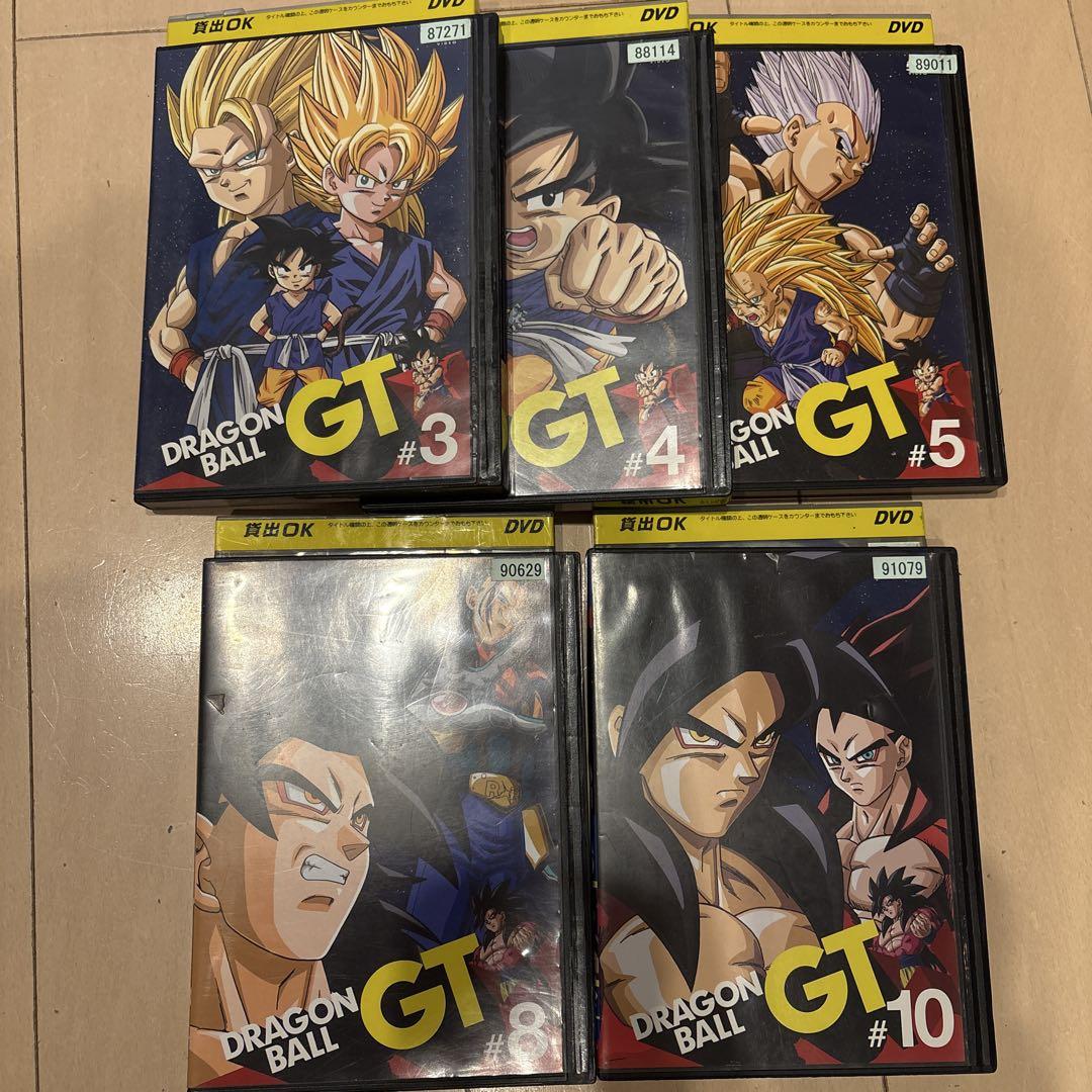 ドラゴンボールGT DVD 4巻セット3.5.8.10 レンタルアップ鳥山明