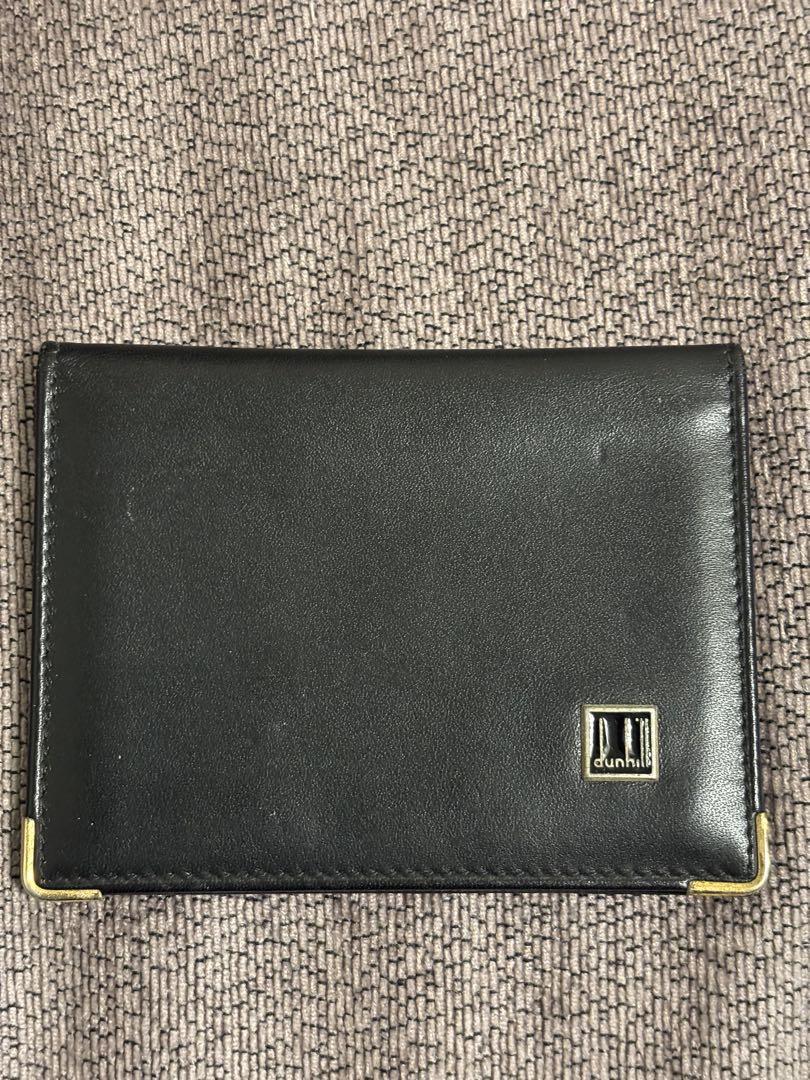 【新品未使用】dunhill ブラックレザー 名刺入れ ♪dunhill ブラック レザー 名刺入れ♪