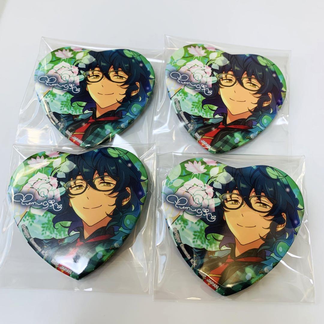 あんスタ 青葉つむぎ ハート缶バッジ とるパカ
