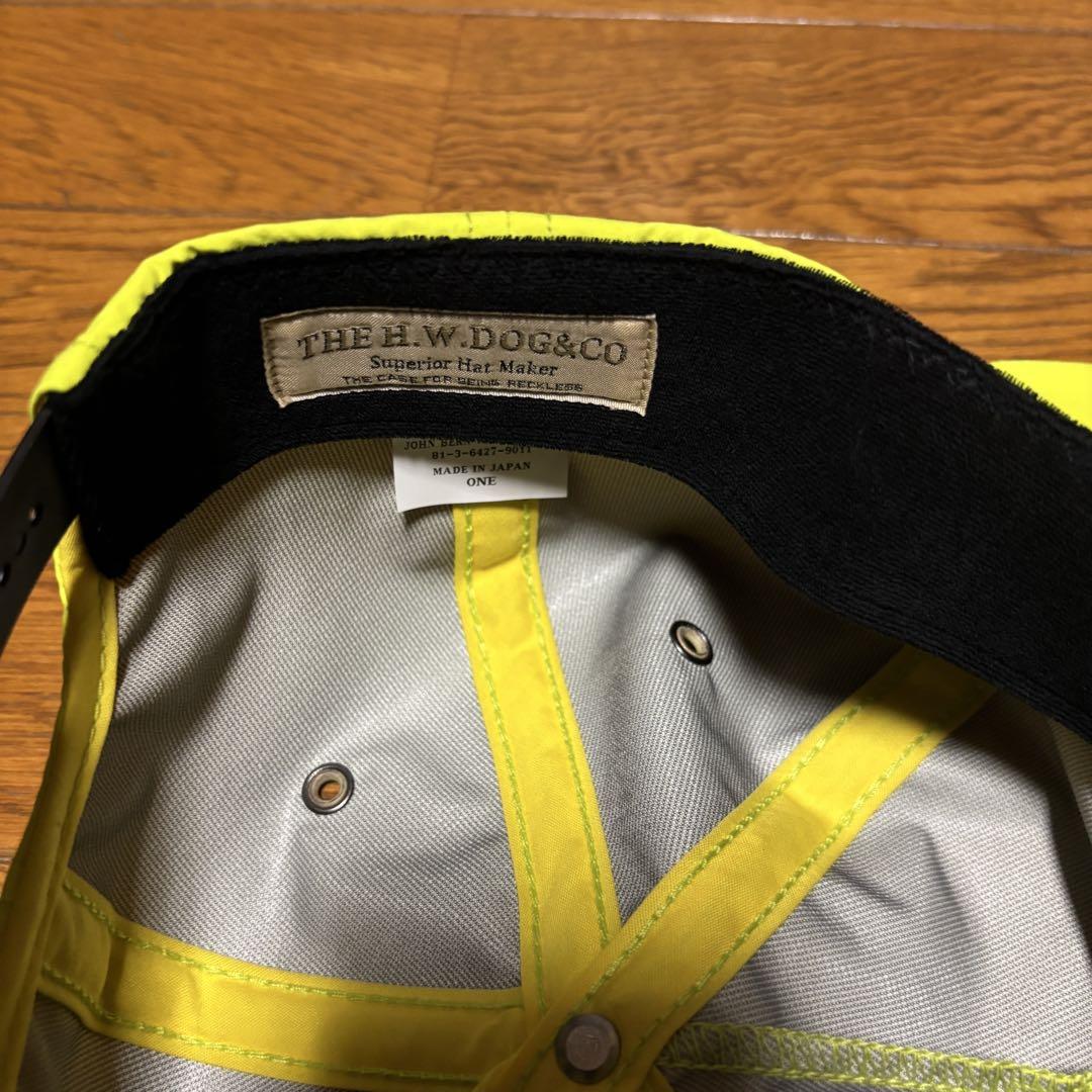 帽子 THE H.W. DOG&CO.-STAR M CAP - Yellow