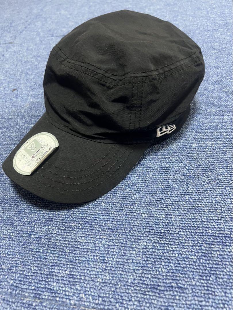 希少 NEWERA × DAIWA ブラック 革紐ベルト ワークキャップ