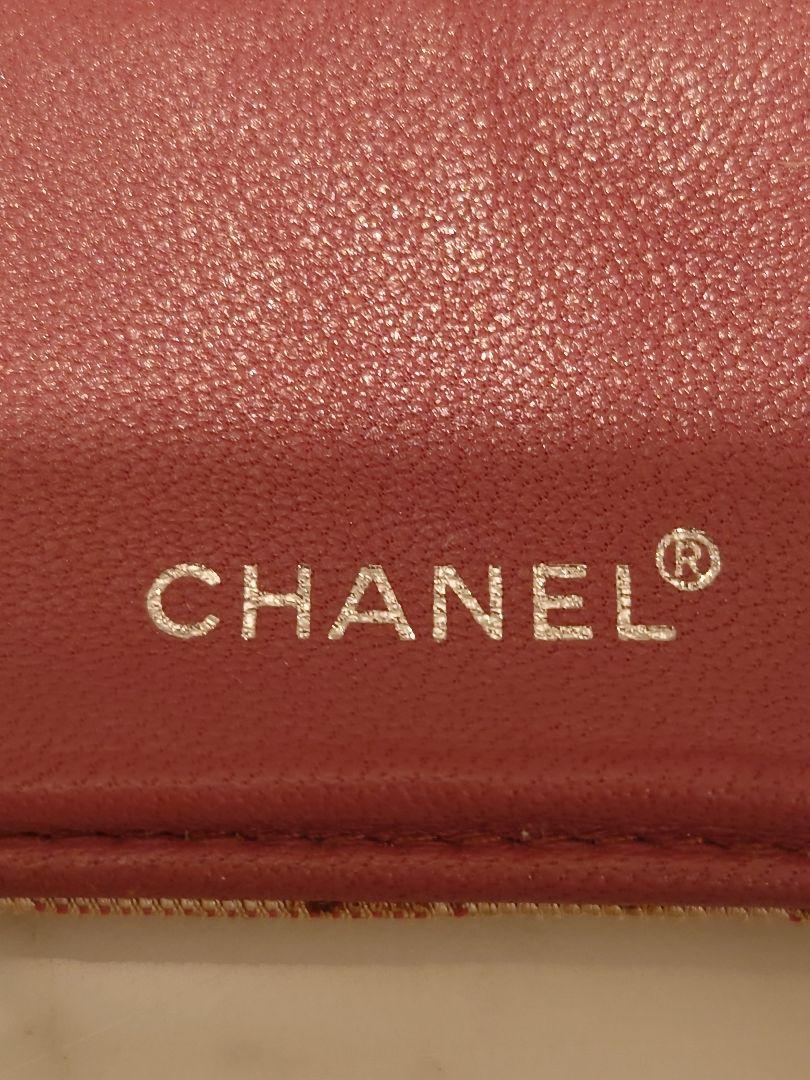 CHANEL/シャネル トラベルライン ピンク 二つ折り財布