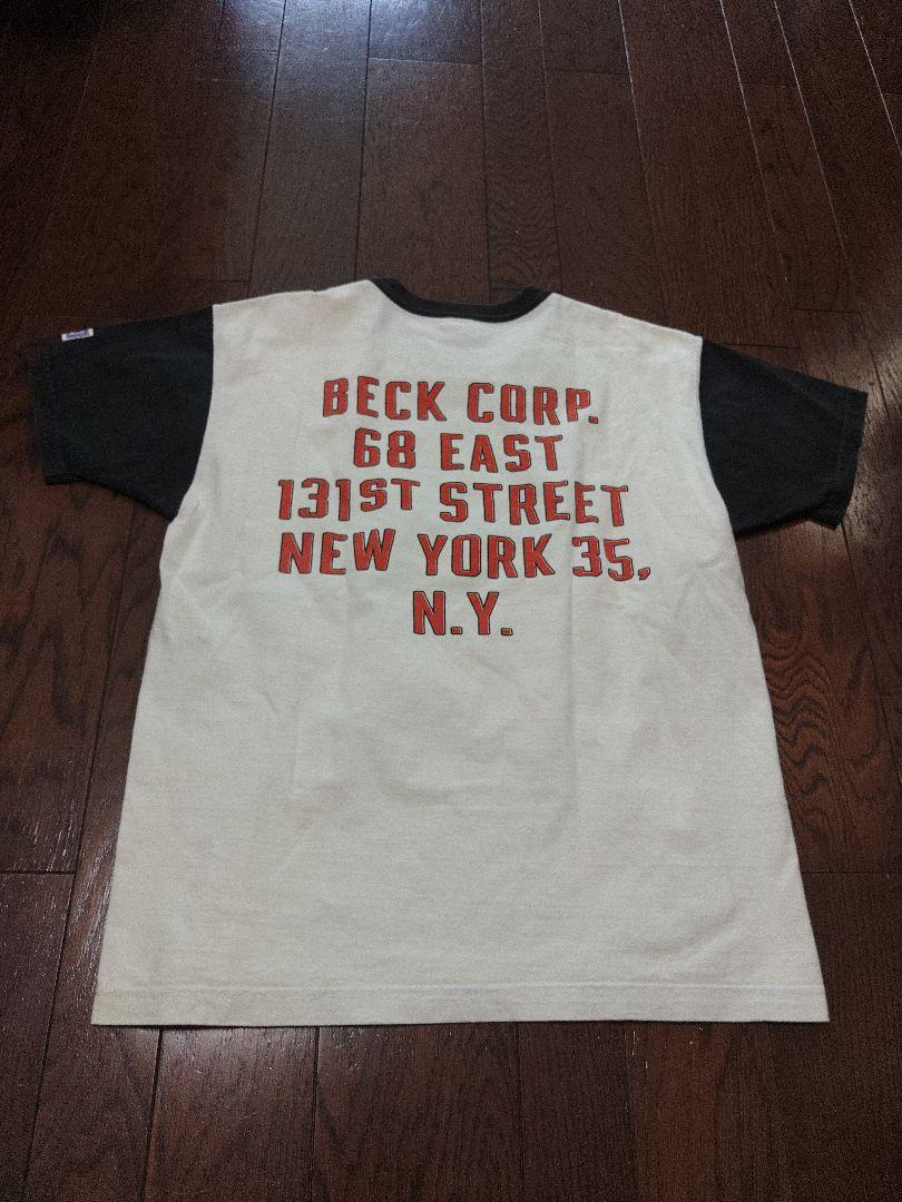 TOYS McCOY　Tシャツ　リンガーTシャツ　ラグラン　M　黒　古着