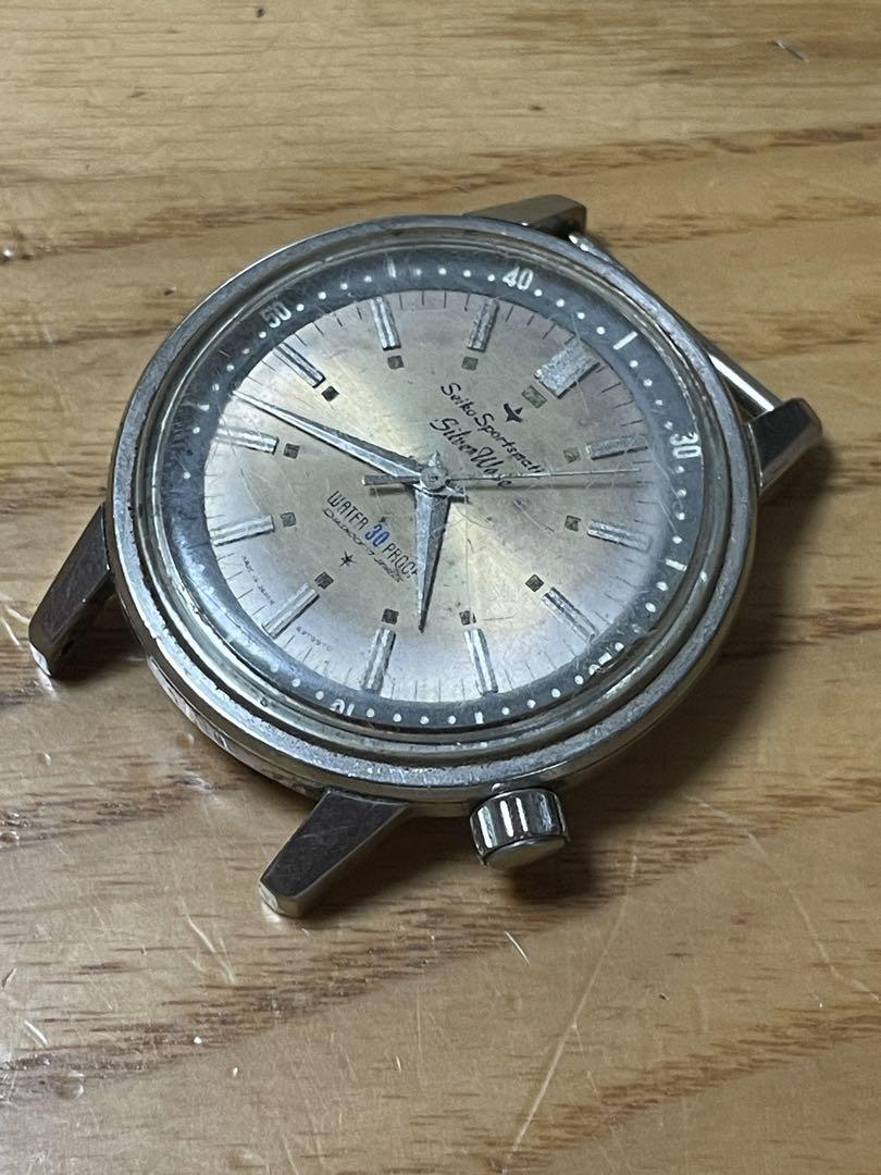 ジャンク】SEIKO Sportsmatic Silver Wave