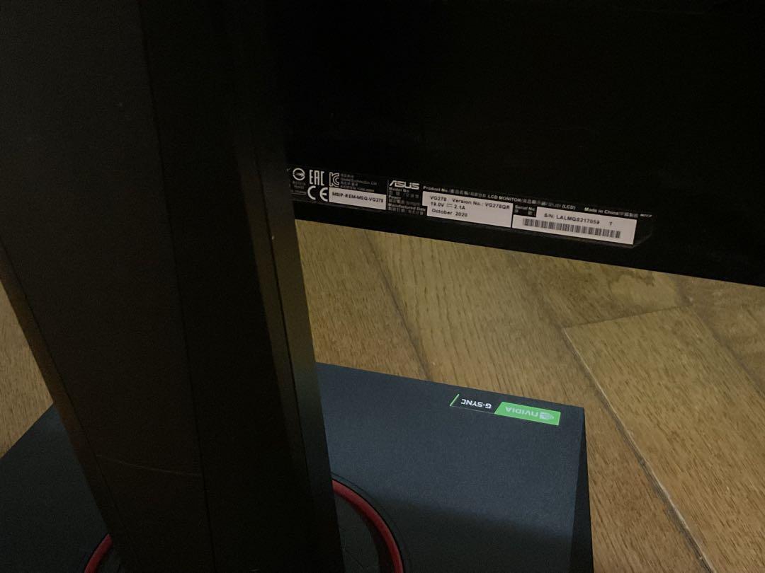 ASUS ゲーミングモニター 27インチ　VG278QR