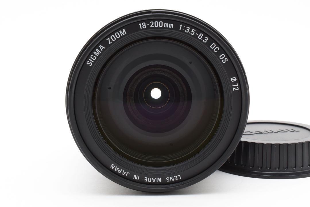 【美品】SIGMA 18-200mm F3.5-6.3 DC OS キャノン用