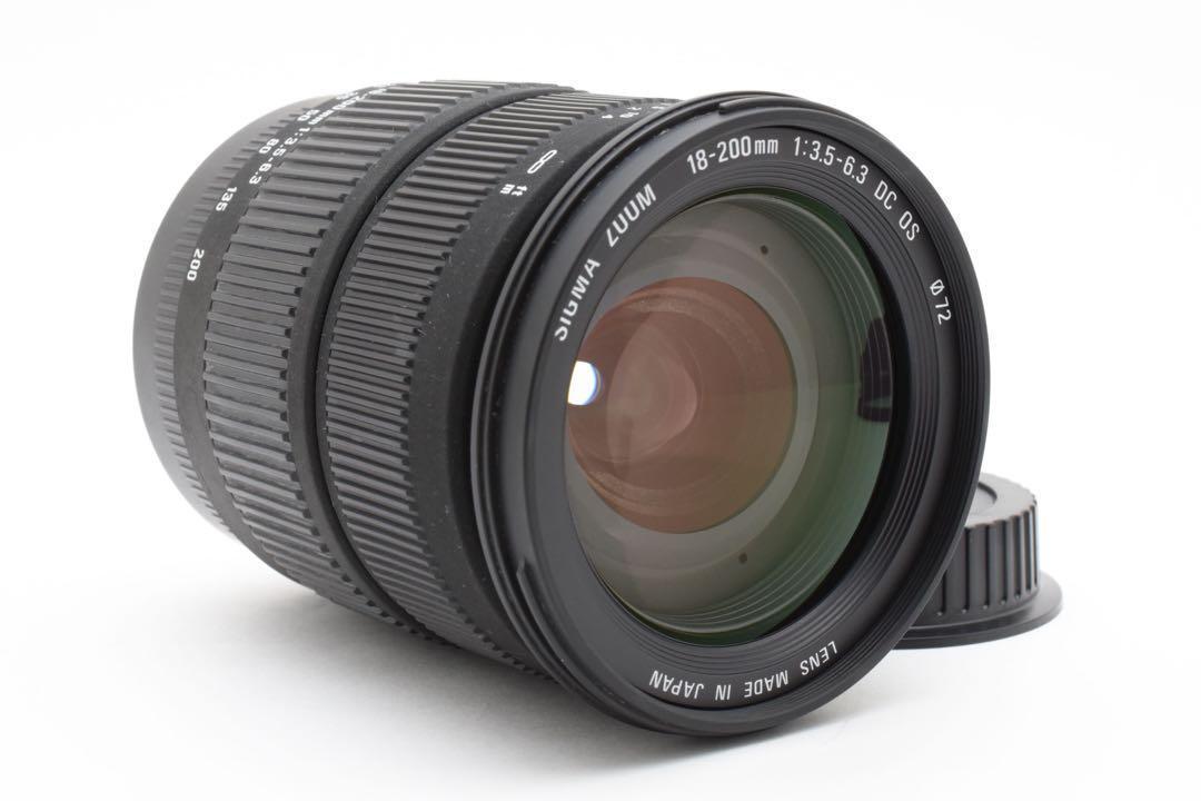 【美品】SIGMA 18-200mm F3.5-6.3 DC OS キャノン用