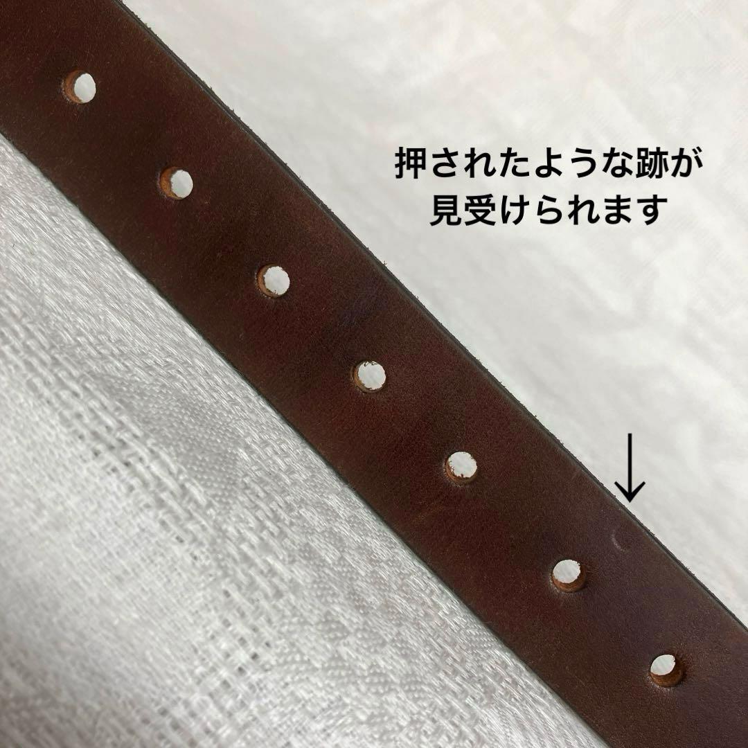 フィルソン 90s 〜 00s レザー ベルト USA製 34 茶 ティンクロス