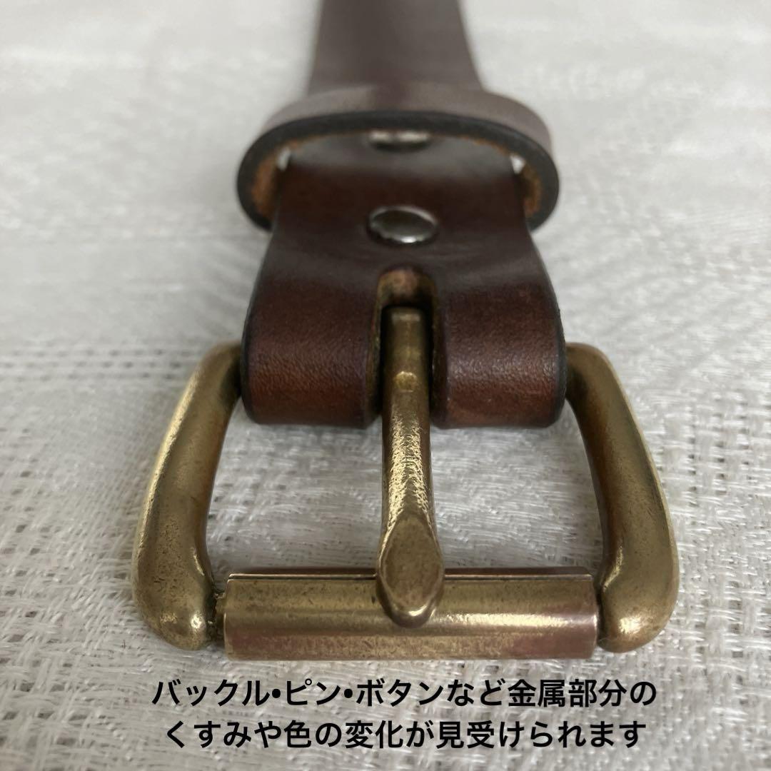 超人気ブティック フィルソン USA製 00s 〜 90s レザー ティンクロス 茶 34 ベルト 小物