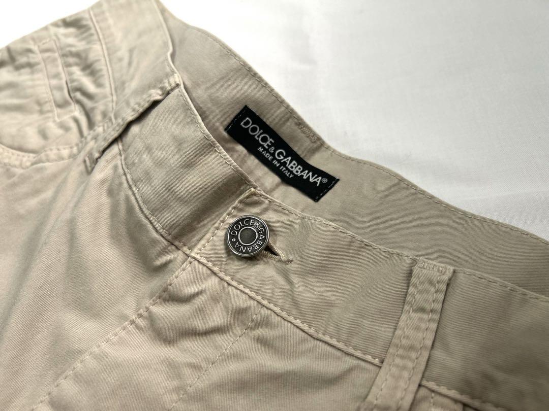 ☻DOLCE&GABBANAドルチェ&ガッバーナ　プレート付 チノパンツ☻