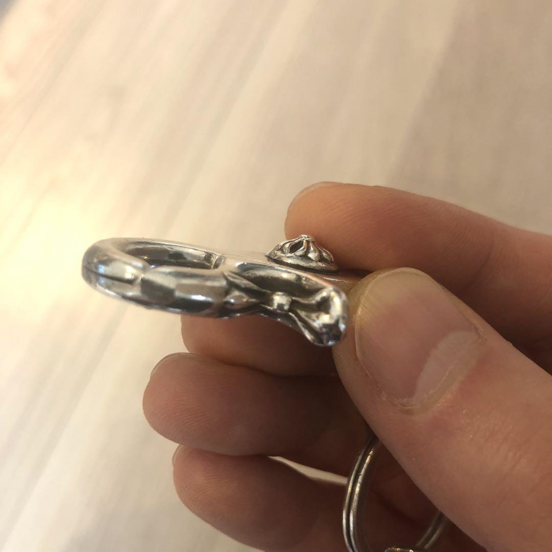 CHROME HEARTS キーリングショートクラシックチェーン