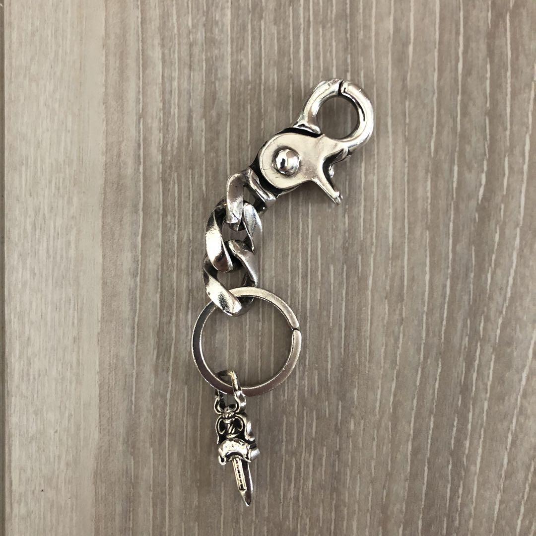 CHROME HEARTS キーリングショートクラシックチェーン