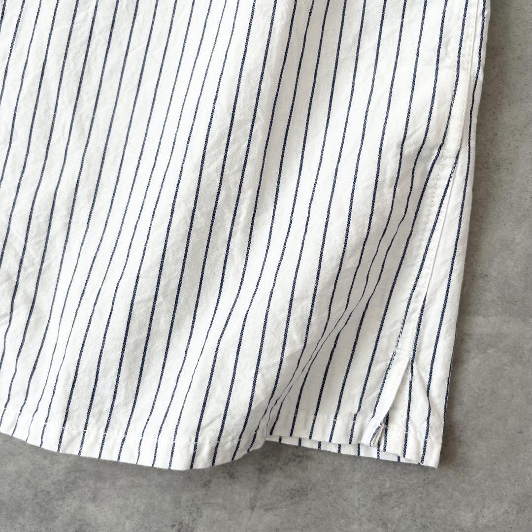 美品♪マーガレットハウエル MHL リネン混 日本製 シャツ 半袖
