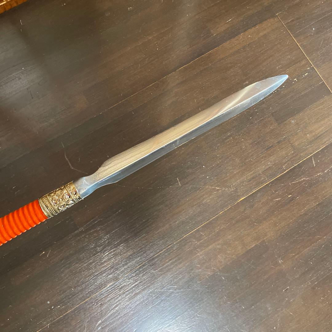 11周年記念イベントが 模造槍 組立式3分割 赤頭槍 asakusa.sub.jp