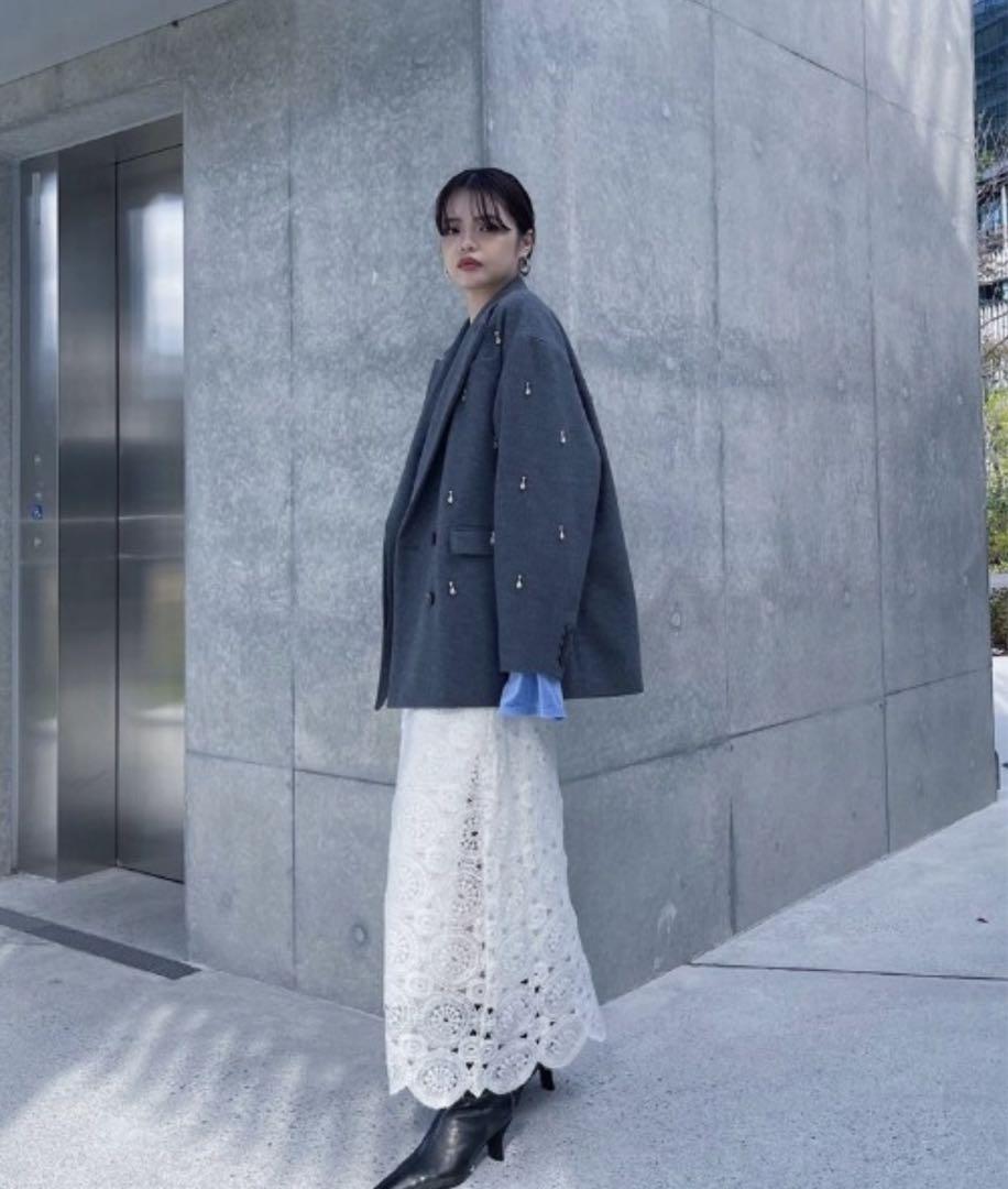 完売品ameri UND ELSA BIJOU WOOL JACKET