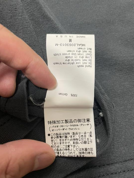 gallery dept ギャラリーデプト 国内正規品 ロゴTシャツ