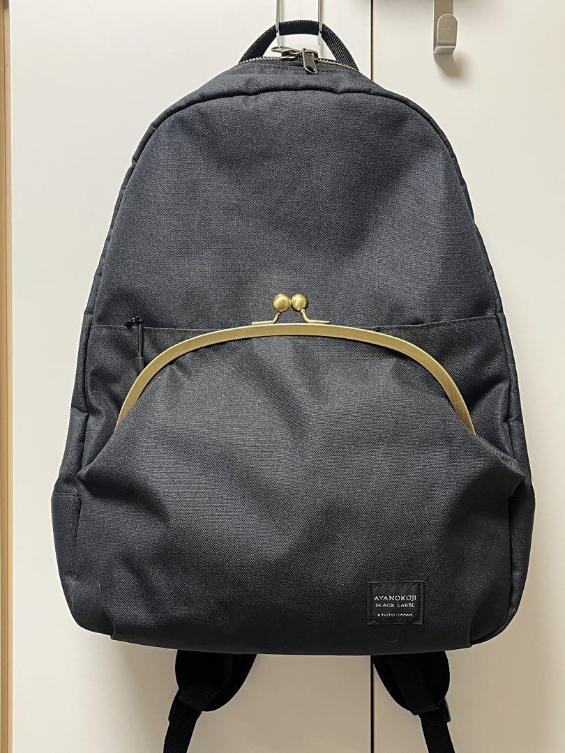 AYANOKOJI あやの小路 がま口 リュック デイバッグ 黒