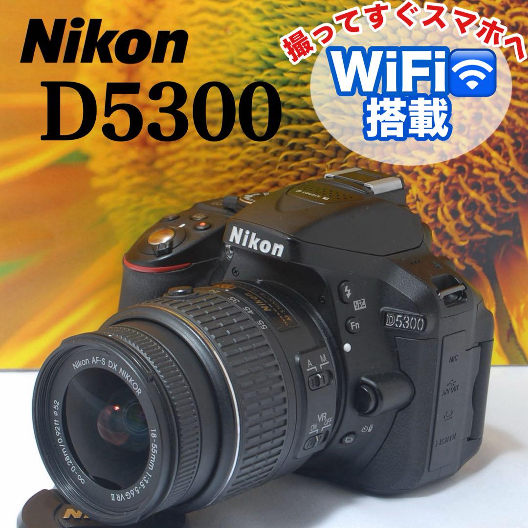 Nikon D5300 Wi-Fi搭載 スマホ転送 バリアングル液晶 自撮り