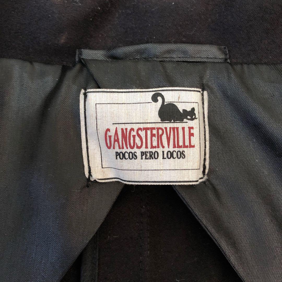 【GANGSTERVILLE 】トレンチコート　ブラック