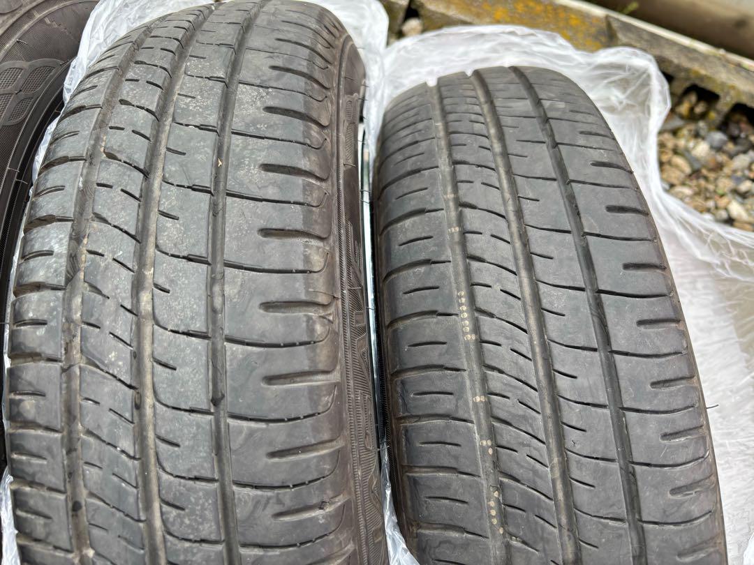 ■N-BOXスラッシュ純正ホイール ダンロップ155/65R14 4本セット