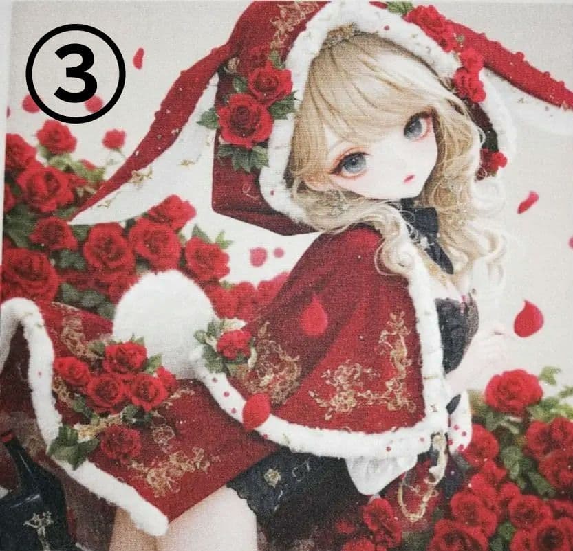 【パネル4】サンタ服の女の子 【パネル4】サンタ服の女の子