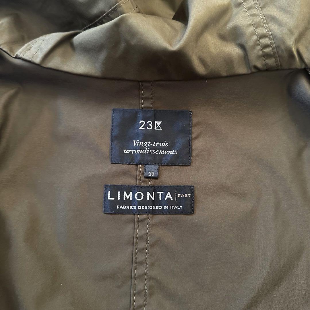【23区】LIMONTA east マルチWAYタフタ コート　カーキ　M 38