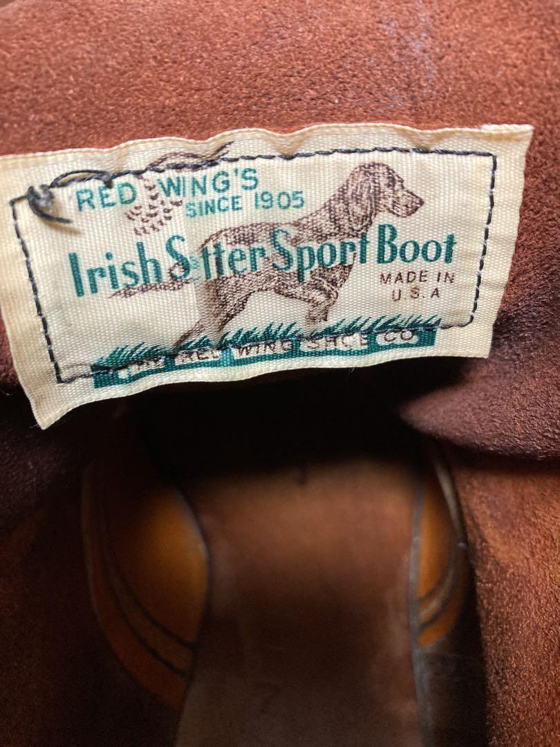 90年製 875 RED WING ブーツ US7 25 セッター 犬タグ