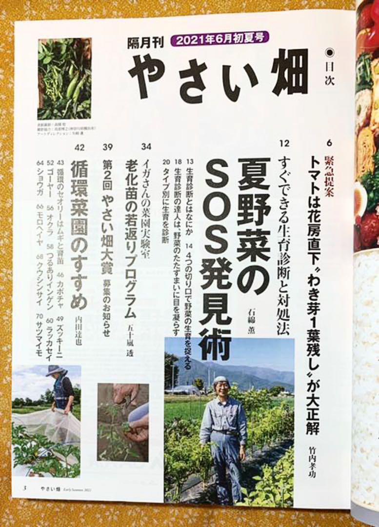 やさい畑 21年6月初夏号 メルカリ