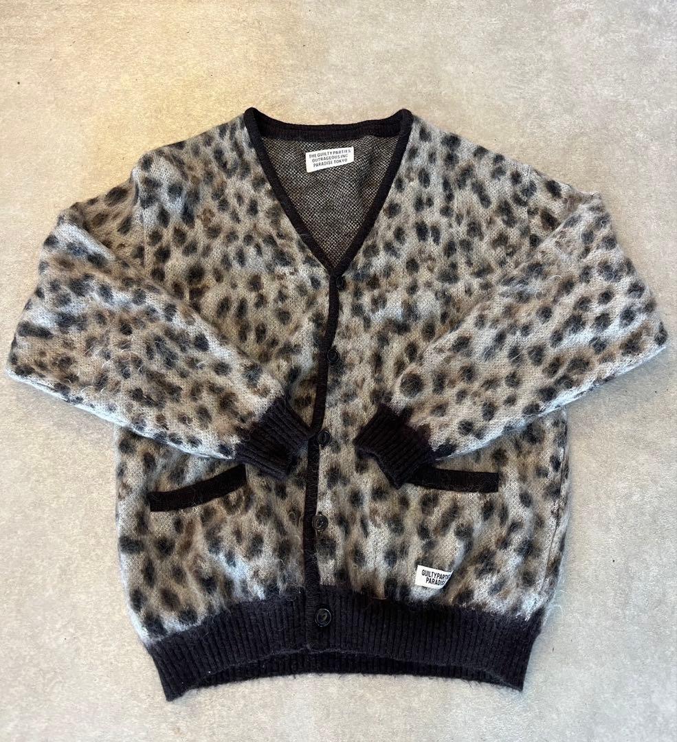 ワコマリア アニマル LEOPARD モヘアニット MサイズM WACKOMARIA
