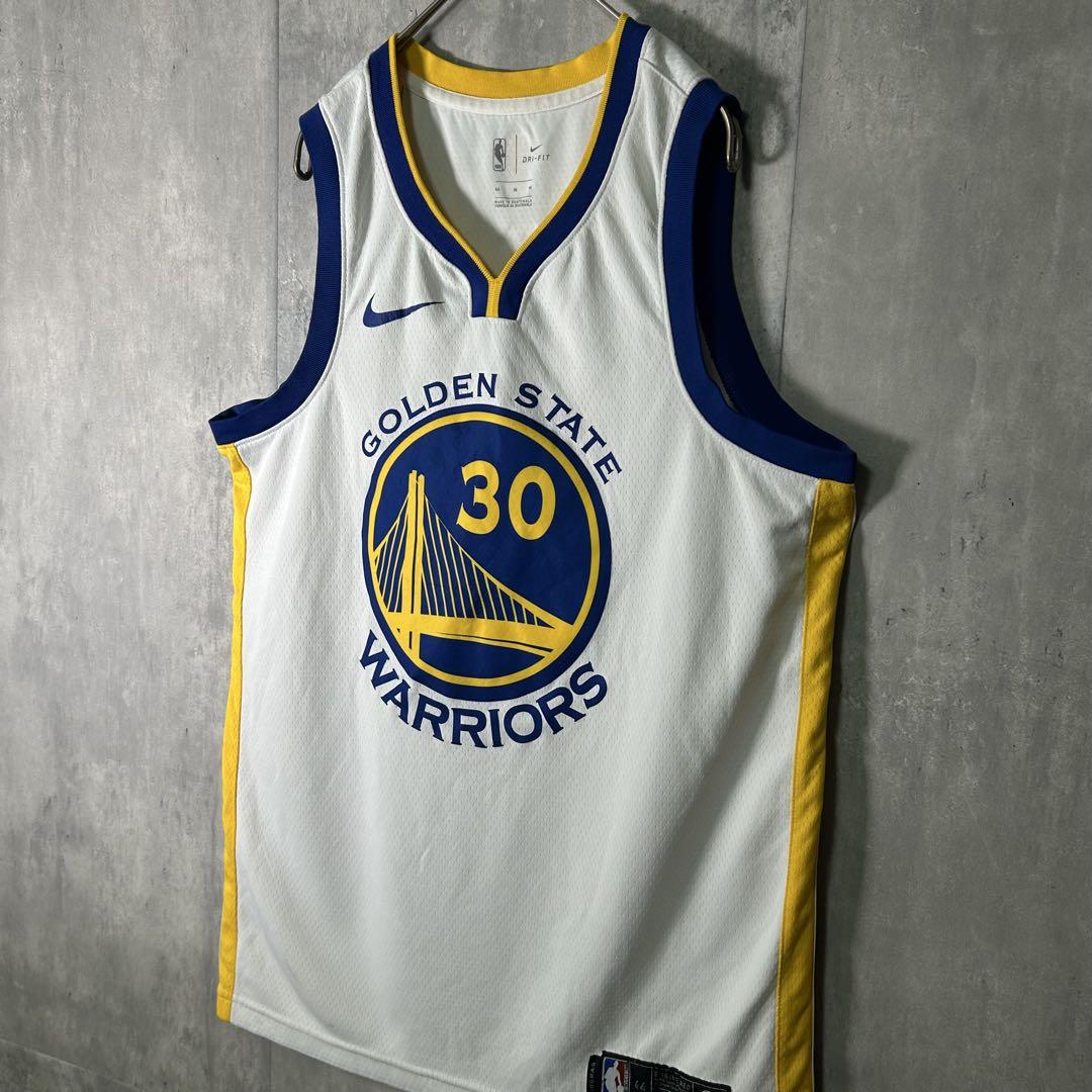 NIKE NBA ウォリアーズ カリー ユニフォーム 白 #30 M - メルカリ