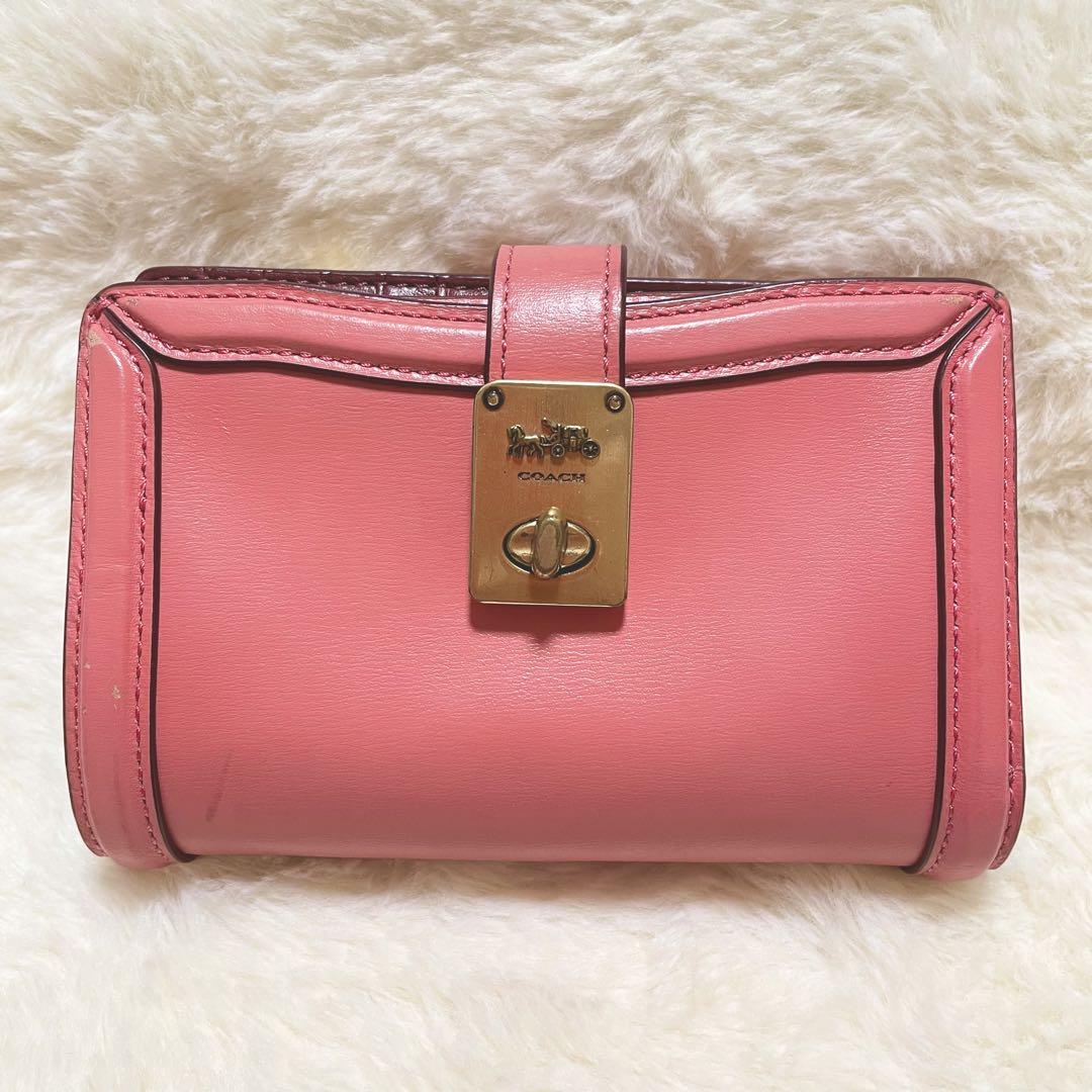 COACH ハットンウォレット ターンロック 二つ折り財布 本革 ボルドー 2025年最新】coach ハットンウォレットの人気アイテム - メルカリ