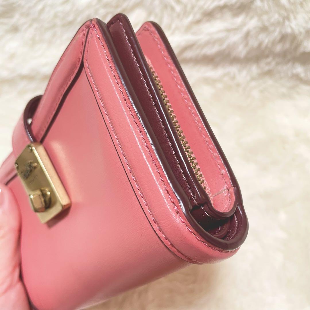 COACH コーチ 二つ折り財布 ハットン ウォレット ターンロック