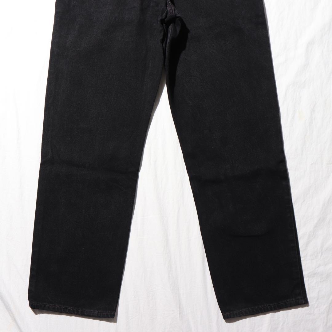 美品 USA製 00s サルファーブラック levi's 550 34×30 美品 34×30 Levi's 550 USA サルファーブラック デニムパンツ