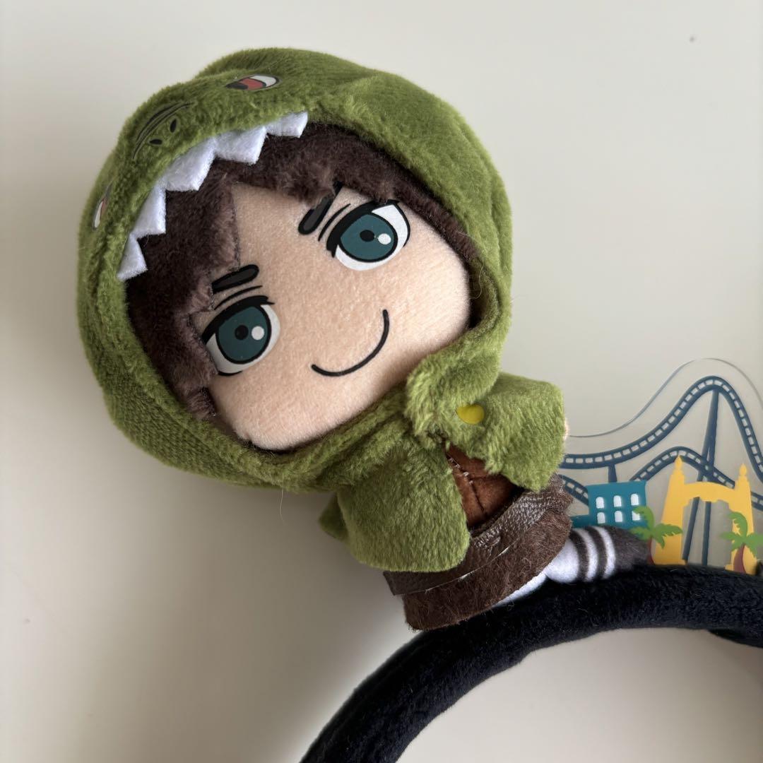 進撃の巨人 リヴァイ エレン USJ ユニバ限定 ぬいぐるみカチューシャ 進撃の巨人 リヴァイ エレン USJ ユニバ限定 ぬいぐるみ
