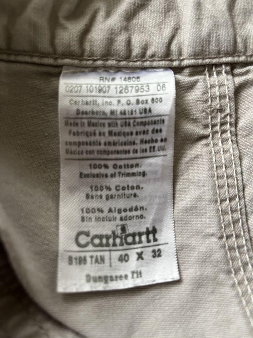 carhartt ダブルニー ペインター W40 L32 薄グレー 雰囲気系