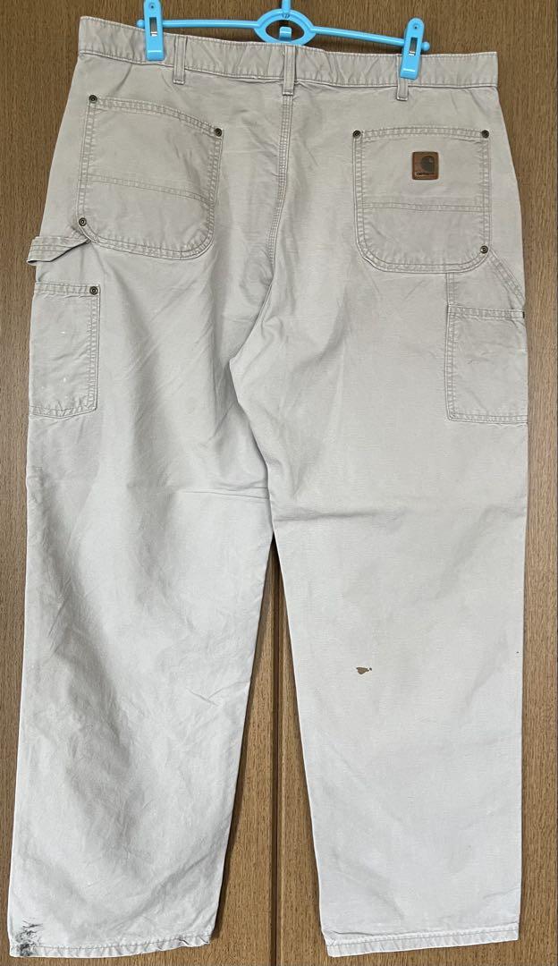 carhartt ダブルニー ペインター W40 L32 薄グレー 雰囲気系