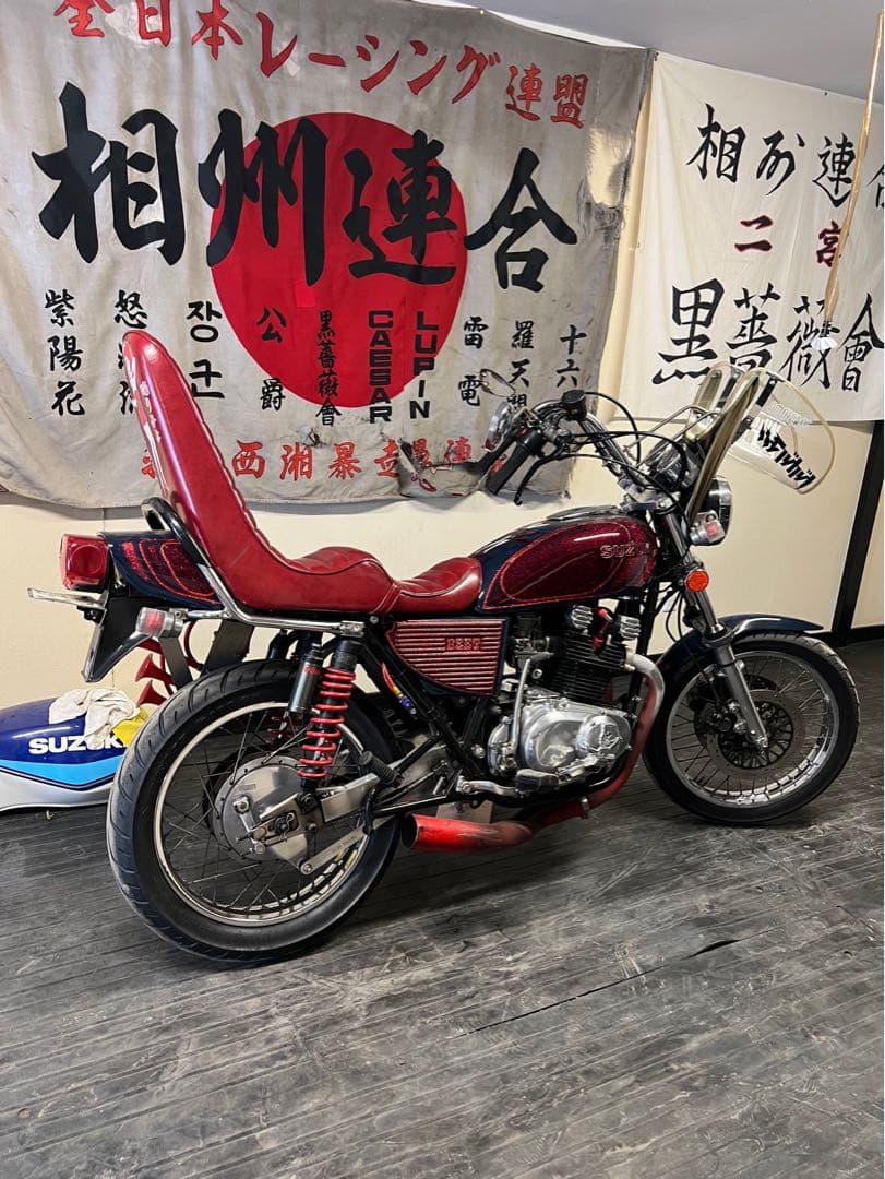 SBハン　 ２２.2πメッキ アップハンドル 汎用　旧車