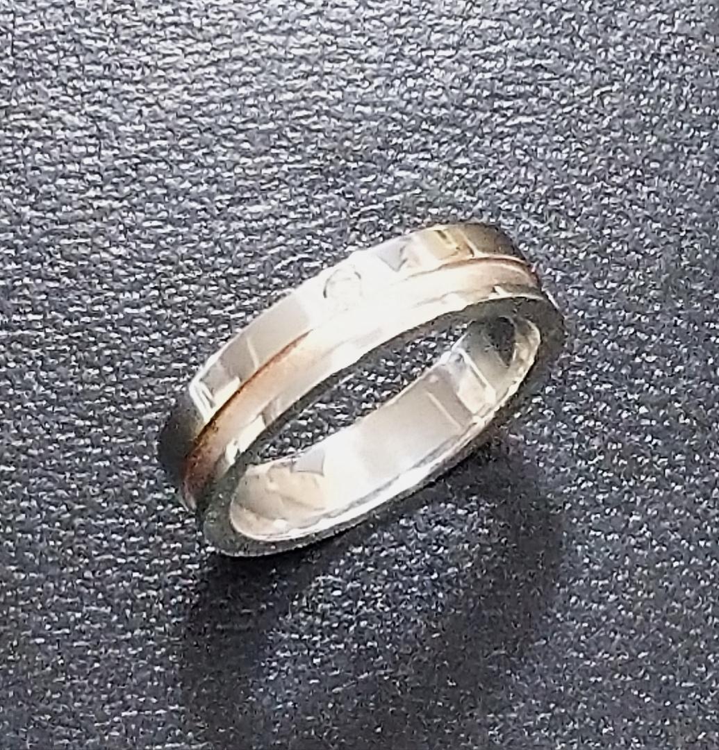 熱販売 新品】シルバー925/ダイヤモンド/ローズゴールド/リング/指輪/9号 アクセサリー