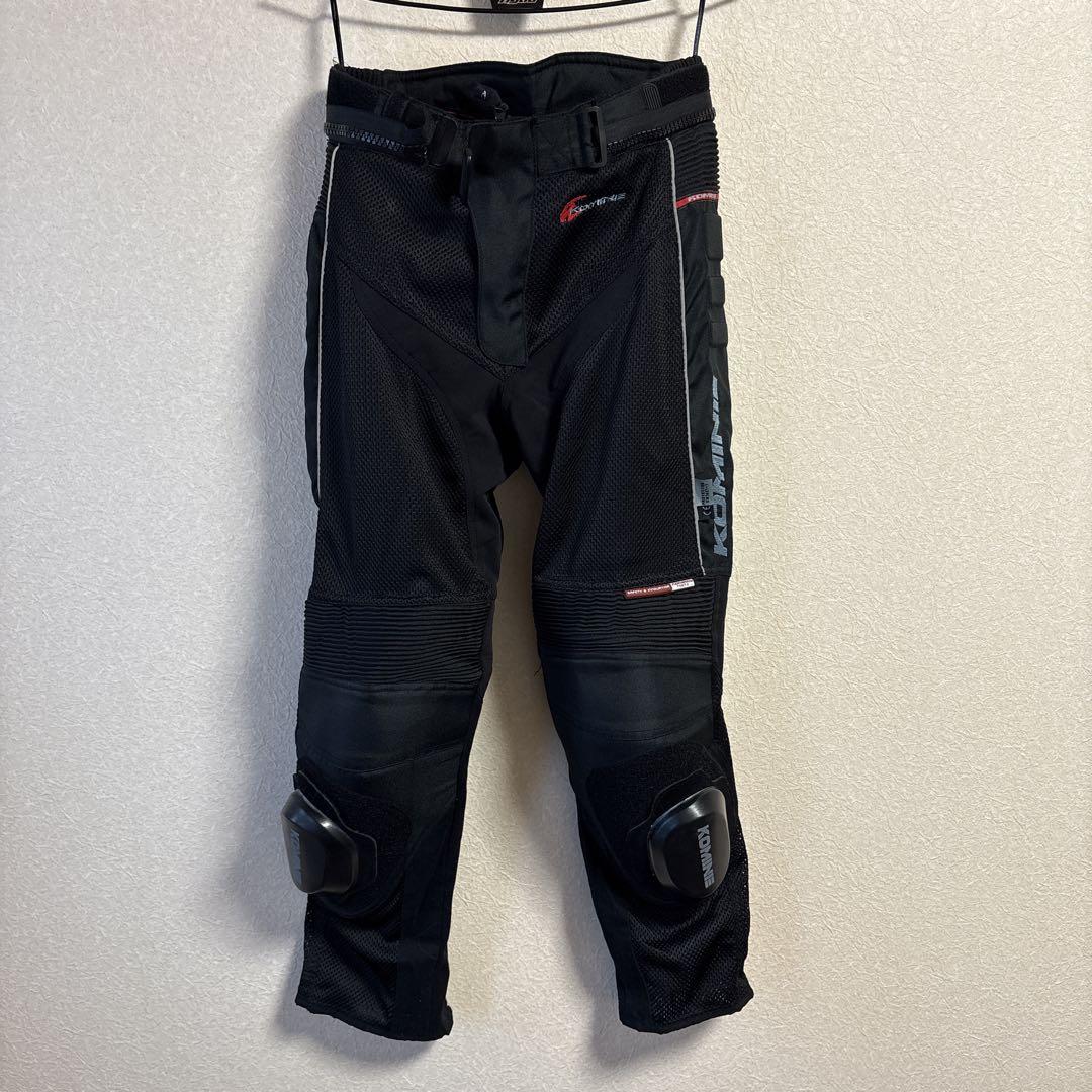 バイク用パンツ L/XL ブラック メッシュ