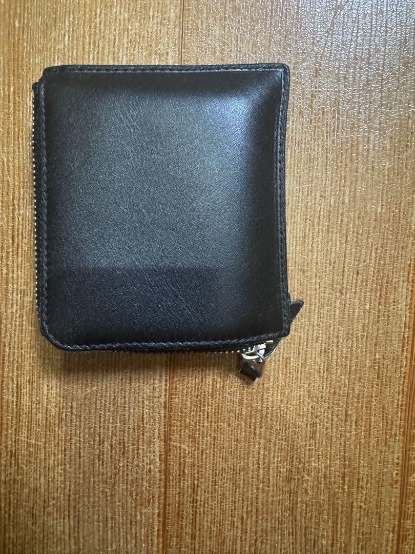 COMME des GARÇONS シルバー アイレット ジップ 財布